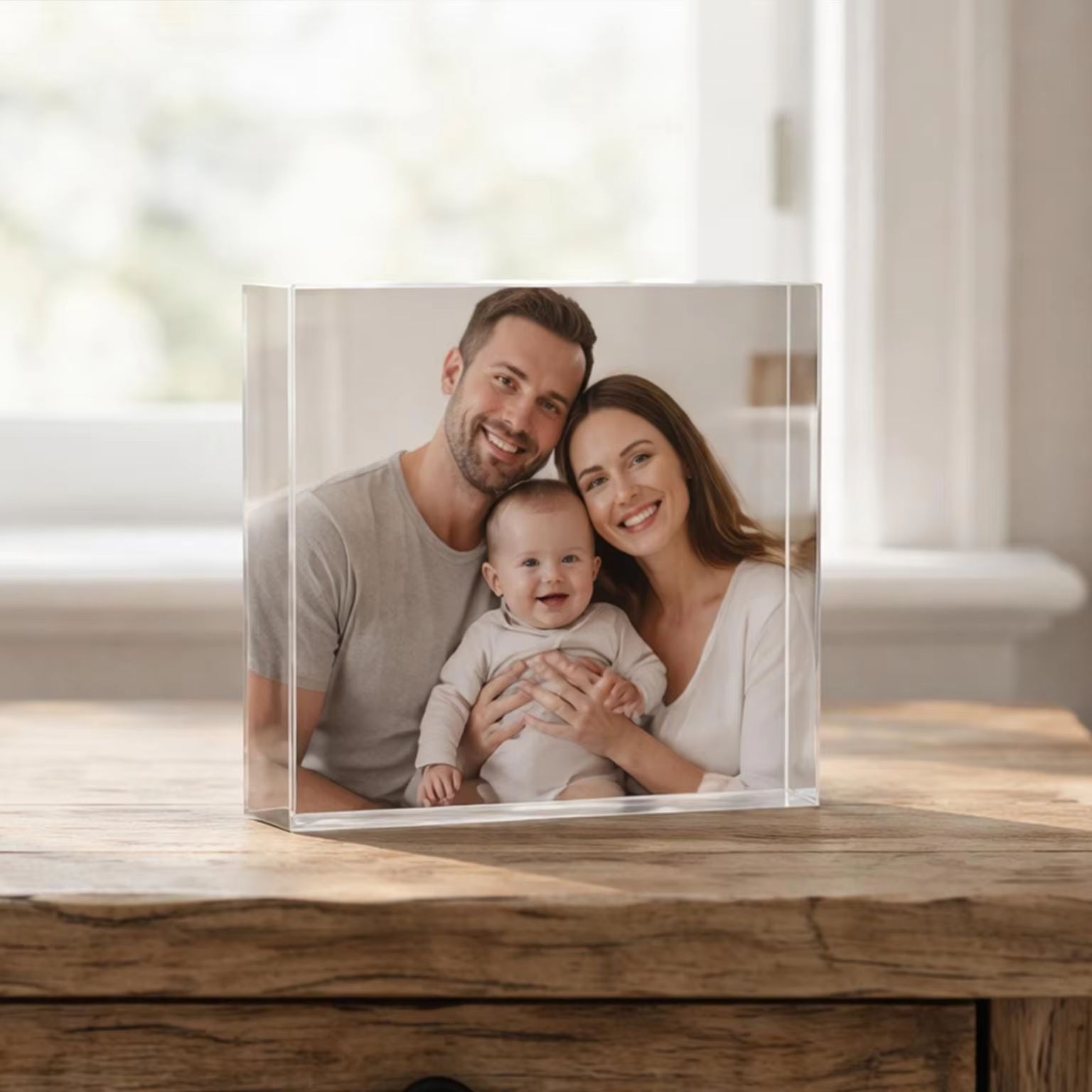 Photo Acrylic Block - Cornice Fotografica Personalizzata per Amicizia, Cornice