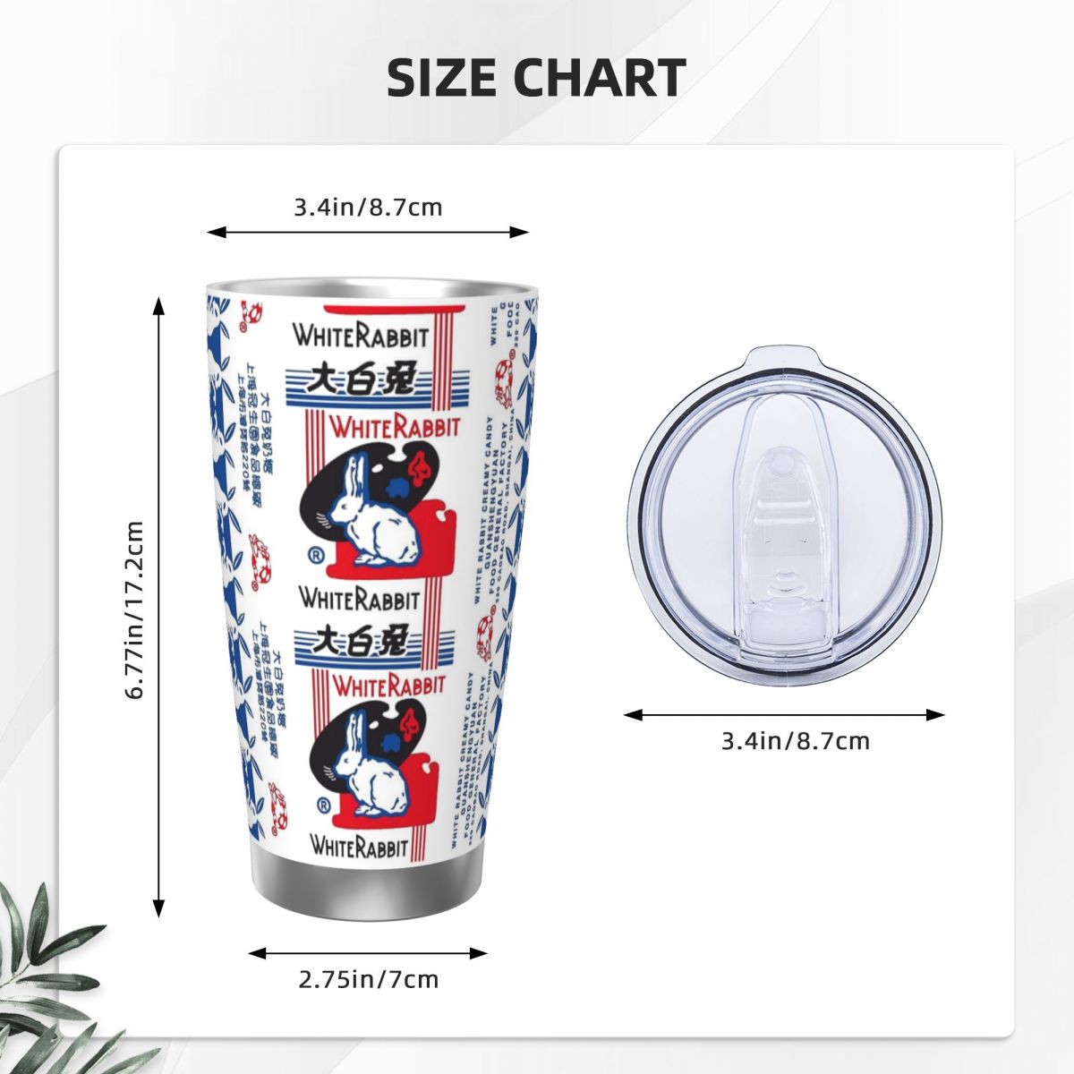 Bicchiere in acciaio inossidab - Tumbler 20Oz White recensione e prezzo